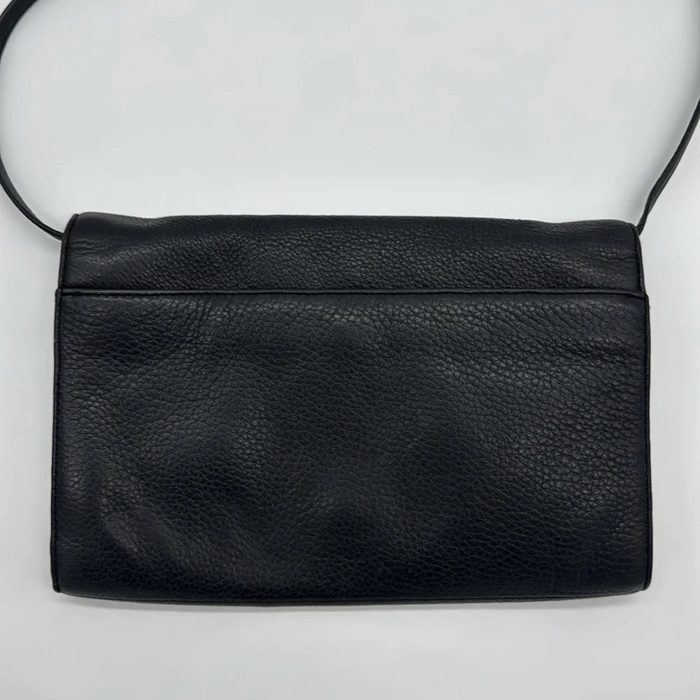 Michael Kors‎ Beverly Black Leather Oversized Clutch